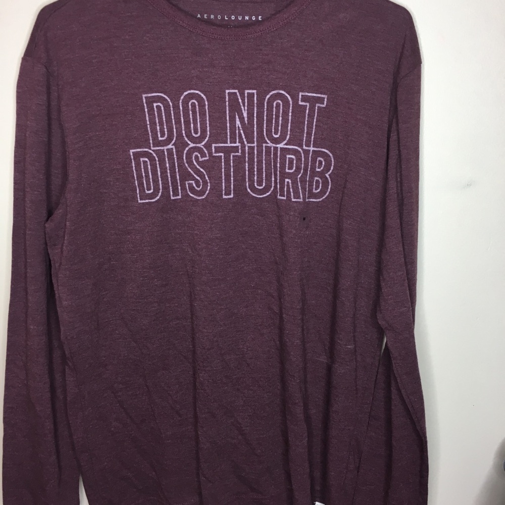 Long sleeve Maroon T-shirt